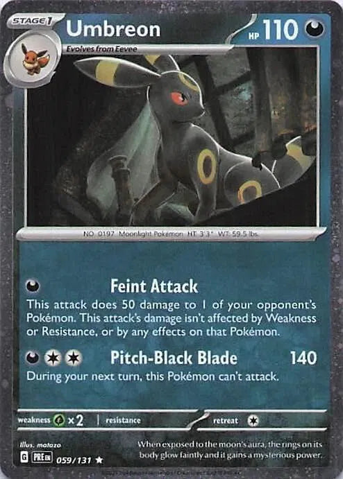 Umbreon - 059/131 - Cosmos Holo - Miscellaneous Cards & Products
