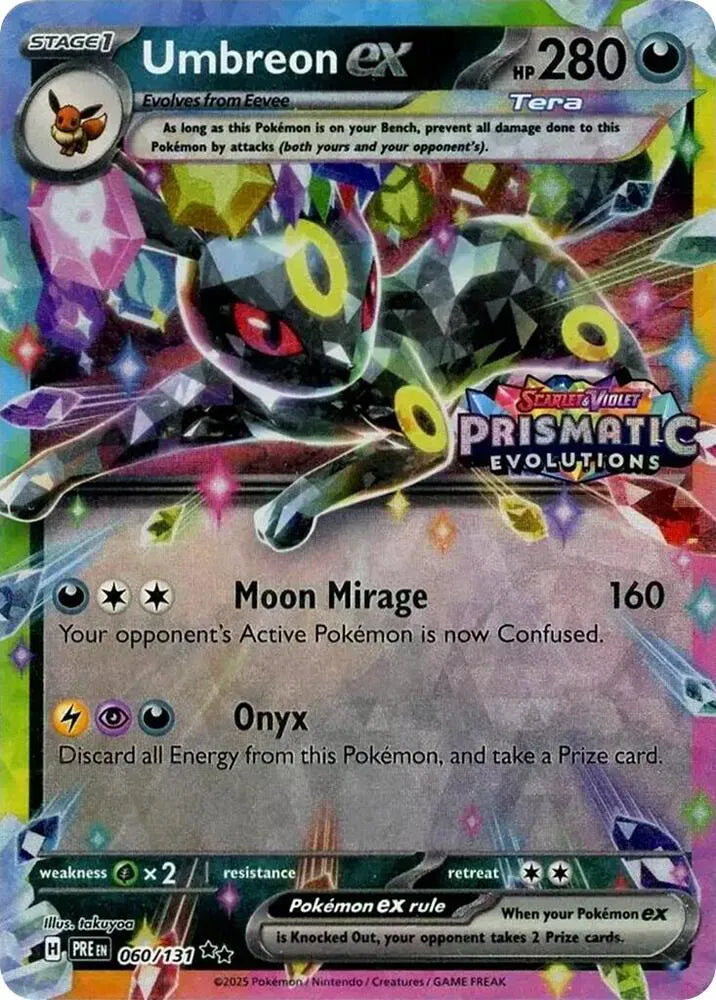 Umbreon ex - 060/131 - Prismatic Evolutions Stamp - Miscellaneous Cards & Products