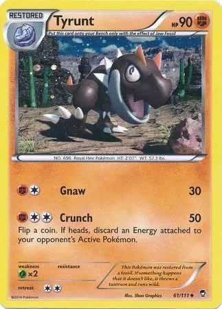 Tyrunt - 61/111 - Cosmos Holo - Miscellaneous Cards & Products