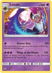 Lunala - 061/145 - Cracked Ice Holo - Deck Exclusives