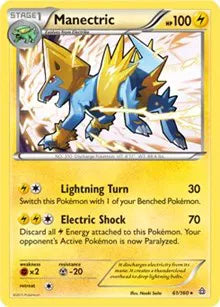 Manectric - 061/160 - XY Primal Clash - Deck Exclusives