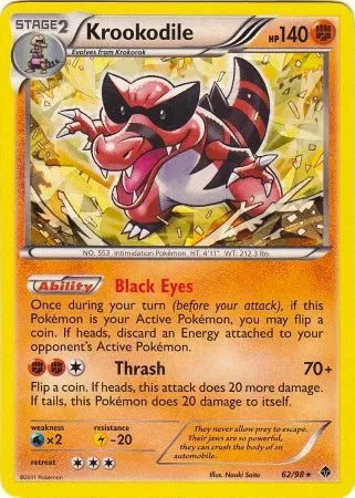 Krookodile - 062/098 - BW Emerging Powers - Deck Exclusives