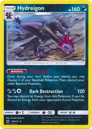 Hydreigon - 062/111 - Cracked Ice Holo - Deck Exclusives