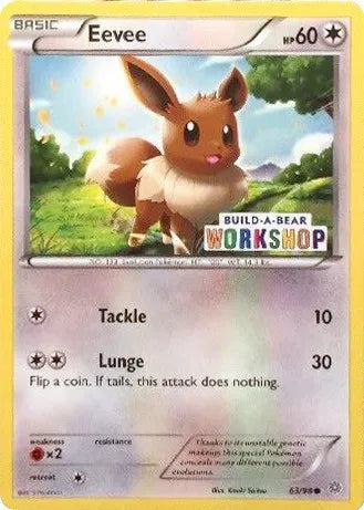 Eevee - 63/98 - Build-A-Bear Workshop Exclusive - Miscellaneous Cards & Products