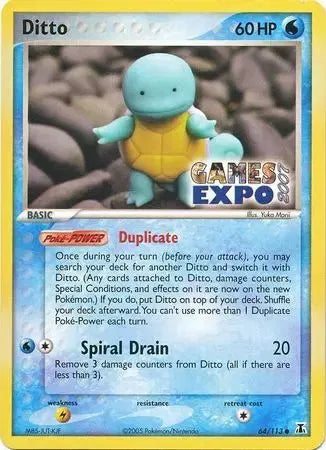 Ditto - 64/113 - Games Expo 2007 - Miscellaneous Cards & Products