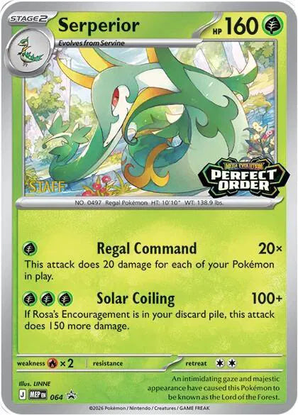 Serperior - 064 - Staff - Mega Evolution Promo