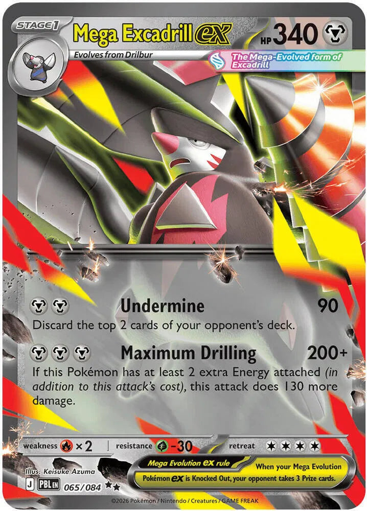 Mega Excadrill ex - 065/084 - Pitch Black