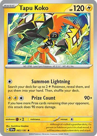 Tapu Koko - 065/191 - Deck Exclusives