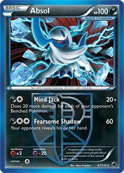 Absol - 067/116 - Moltres Legendary Battle Deck - Deck Exclusives