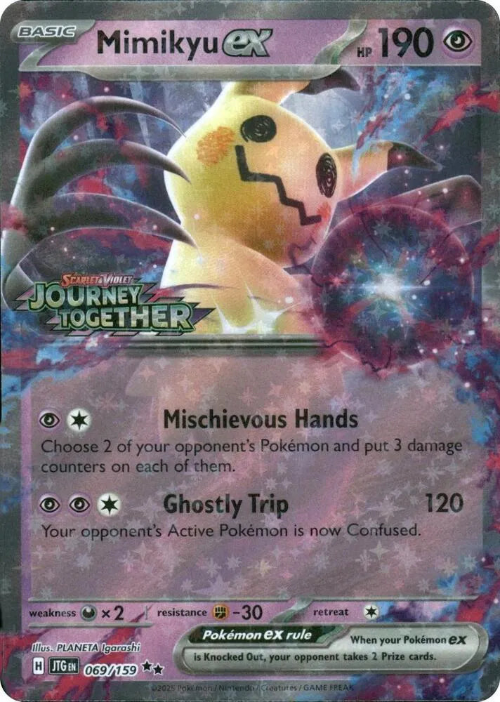 Mimikyu ex - 069/159 - Journey Together Stamped - Miscellaneous Cards & Products