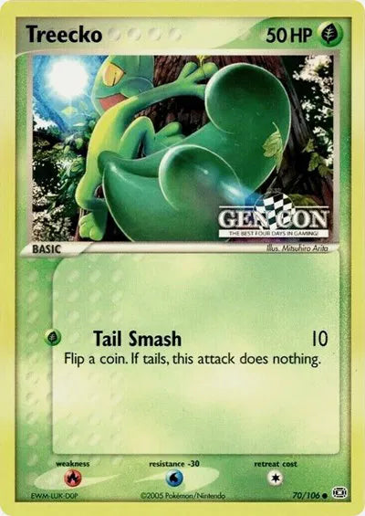 Treecko - 70/106 - GEN CON - Miscellaneous Cards & Products