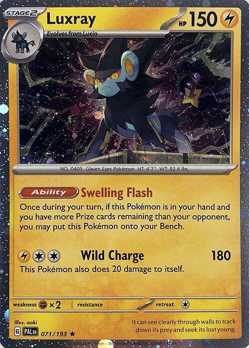 Luxray - 071/193 - Cosmos Holo - Miscellaneous Cards & Products