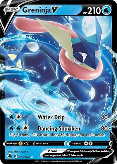 Greninja V - 073/264 - Non Holo - Deck Exclusives