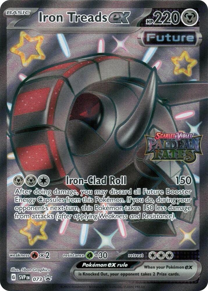 Iron Treads ex - 073 - Paldean Fates Stamped - Miscellaneous