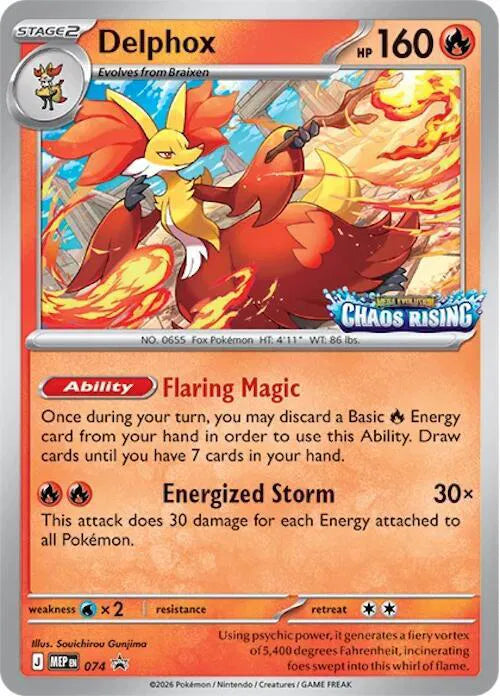 Delphox - 074 - Mega Evolution Promo