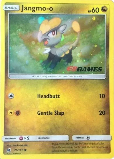 Jangmo-o - 75/111 - Cosmos Holo - EB Games Promo - Miscellaneous Cards & Products