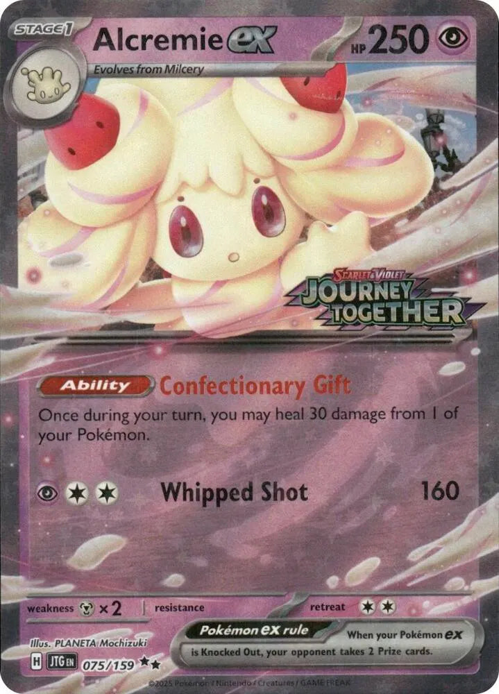 Alcremie ex - 075/159 - Journey Together Stamped - Miscellaneous Cards & Products