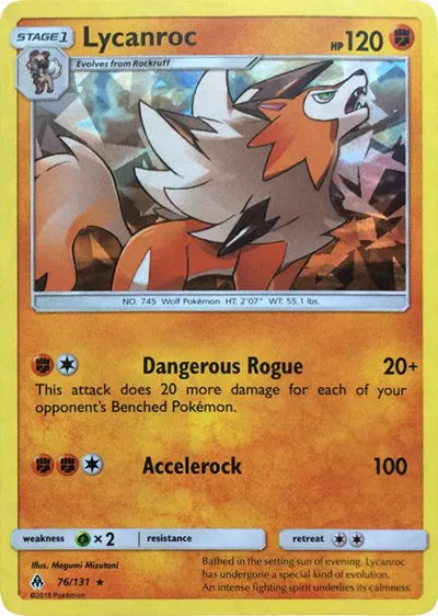 Lycanroc - 076/131 - SM Forbidden Light - Deck Exclusives