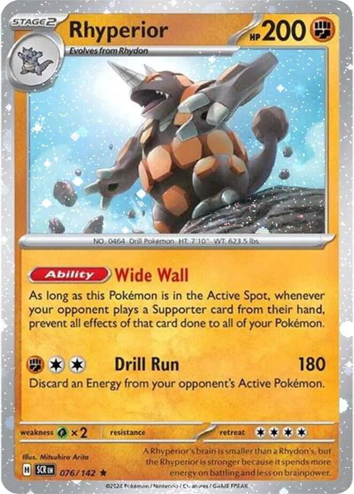 Rhyperior - 76/142 - Cosmos Holo - Miscellaneous Cards & Products
