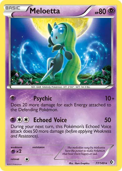 Meloetta - 077/149 - Boundaries Crossed - Deck Exclusives
