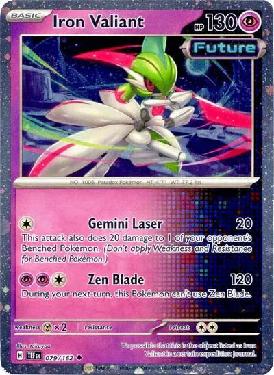 Iron Valiant - 079/162 - Cosmos Holo - Miscellaneous Cards & Products