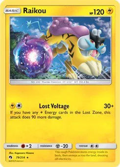 Raikou - 079/214 - SM Lost Thunder - Deck Exclusives