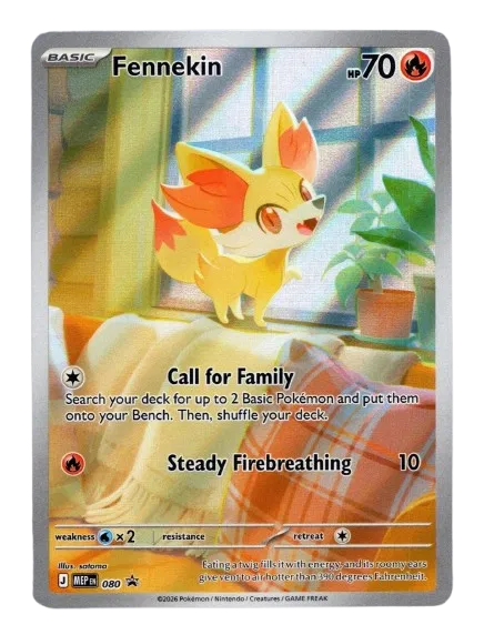 Fennekin - 080 - Mega Evolution Promo