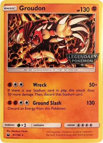 Groudon - 81/168 - Gamestop Promo - Miscellaneous Cards & Products