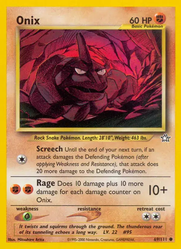 Onix - 69/111 - Neo Genesis