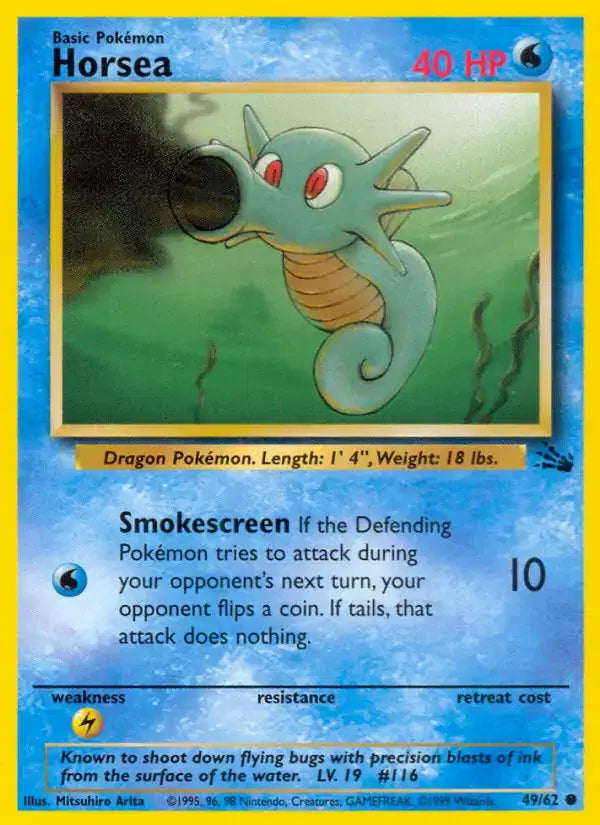 Horsea - 49/62 - Fossil