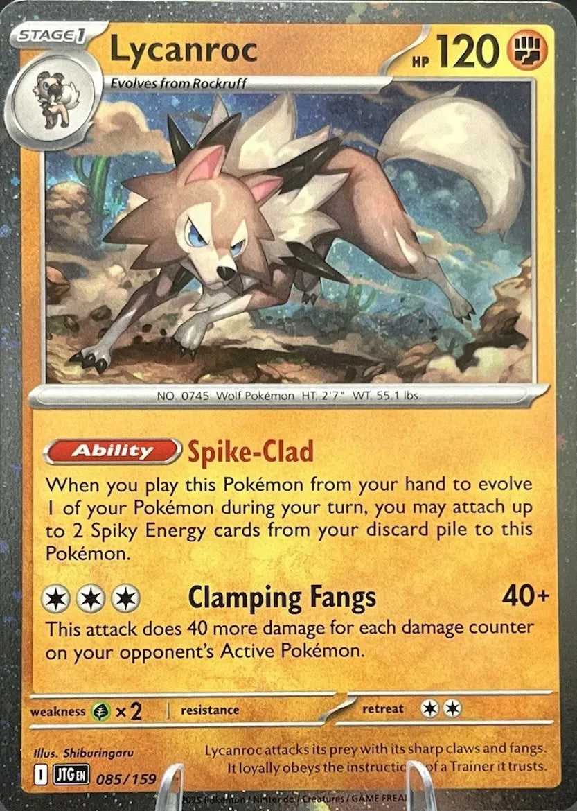 Lycanroc - 085/159 - Cosmos Foil - Miscellaneous Cards & Products