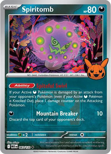 Spiritomb - 087/132 - Pokeween 2025 - Miscellaneous Cards & Products