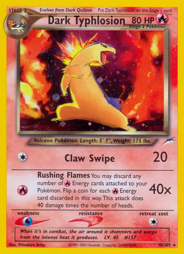 Dark Typhlosion - 10/105 - Neo Destiny