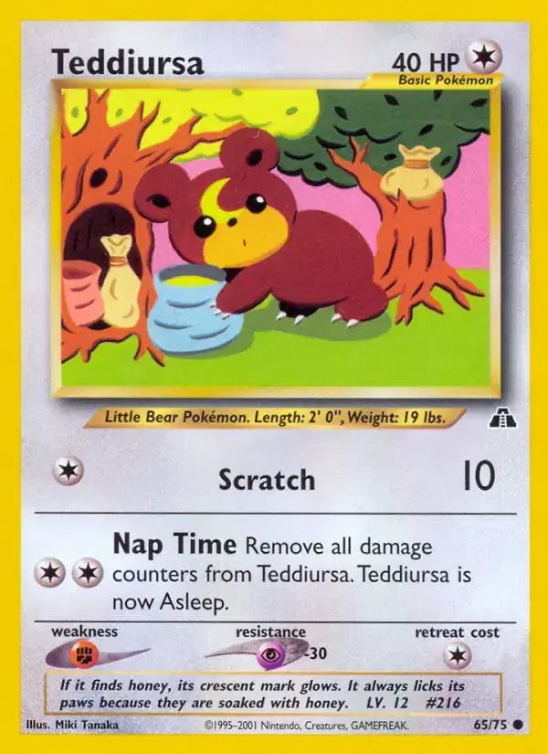 Teddiursa - 65/75 - Neo Discovery