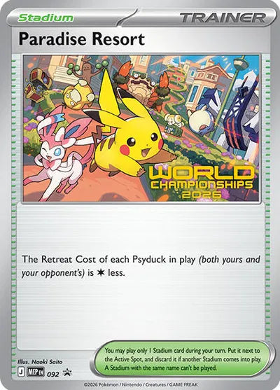 Paradise Resort - 092 - World Championships 2026 - Mega Evolution Promos