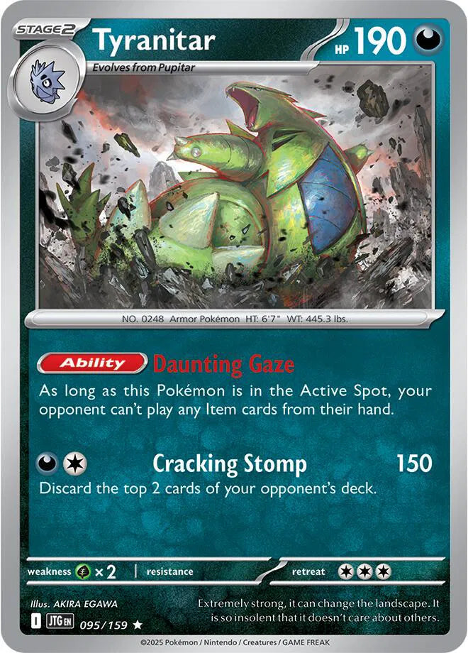 Tyranitar - 095/159 - Cosmos Foil - Miscellaneous Cards & Products