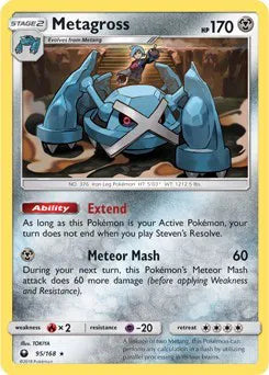 Metagross - 095/168 - Prerelease Kit Exclusive - Deck Exclusives