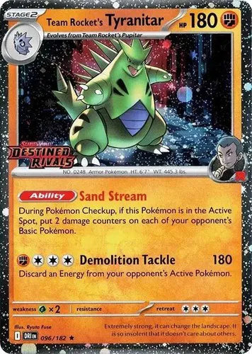 Team Rocket's Tyranitar - 096/182 - Miscellaneous Cards & Products