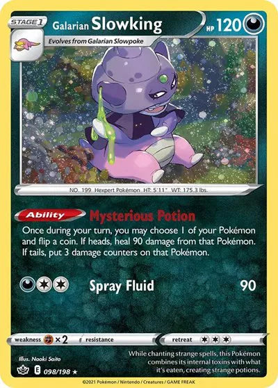 Galarian Slowking - 098/198 - Cosmos Holo - Miscellaneous Cards & Products