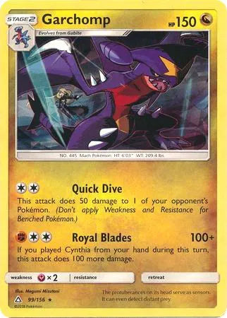 Garchomp - 099/156 - Cracked Ice Holo - Deck Exclusives