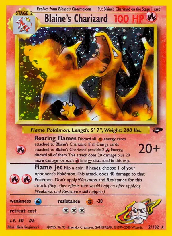 Blaine's Charizard - 2/132 - Gym Challenge