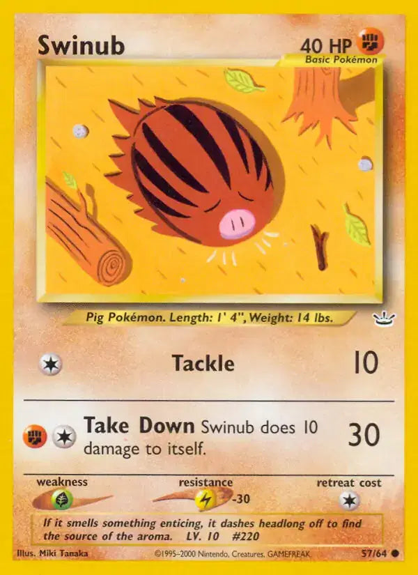 Swinub - 57/64 - Neo Revelation