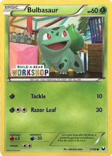 Bulbasaur - 1/108 - Build-A-Bear Workshop Exclusive - Miscellaneous