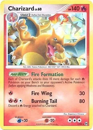 Charizard - 1/99 - Cracked Ice Holo - Miscellaneous