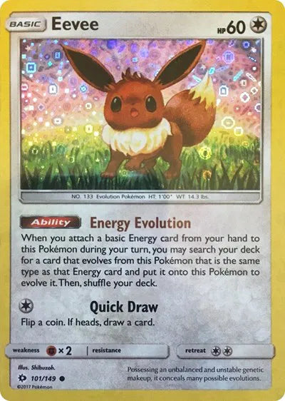 Eevee - 101/149 - General Mills Promo - Miscellaneous Cards & Products