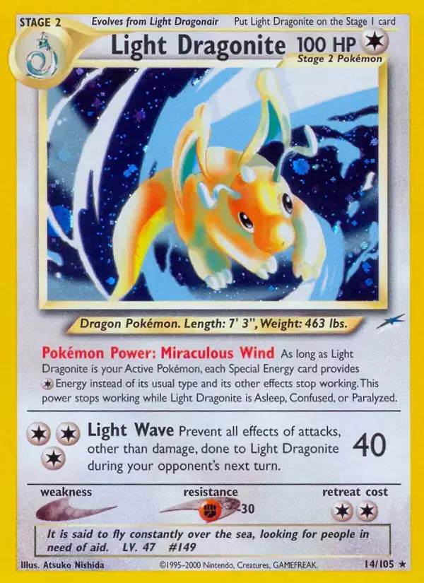 Light Dragonite - 14/105 - Neo Destiny