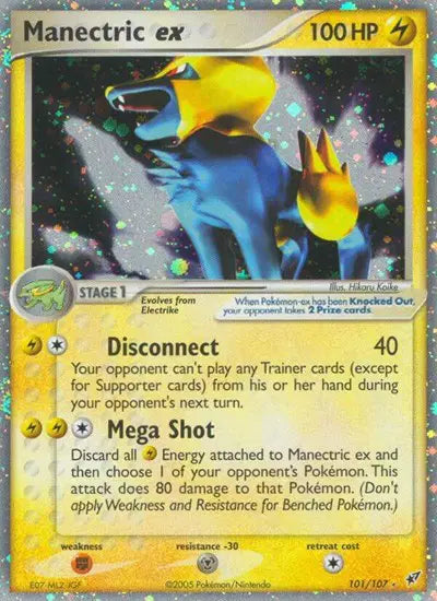 Manectric ex - 101/107 - EX Deoxys