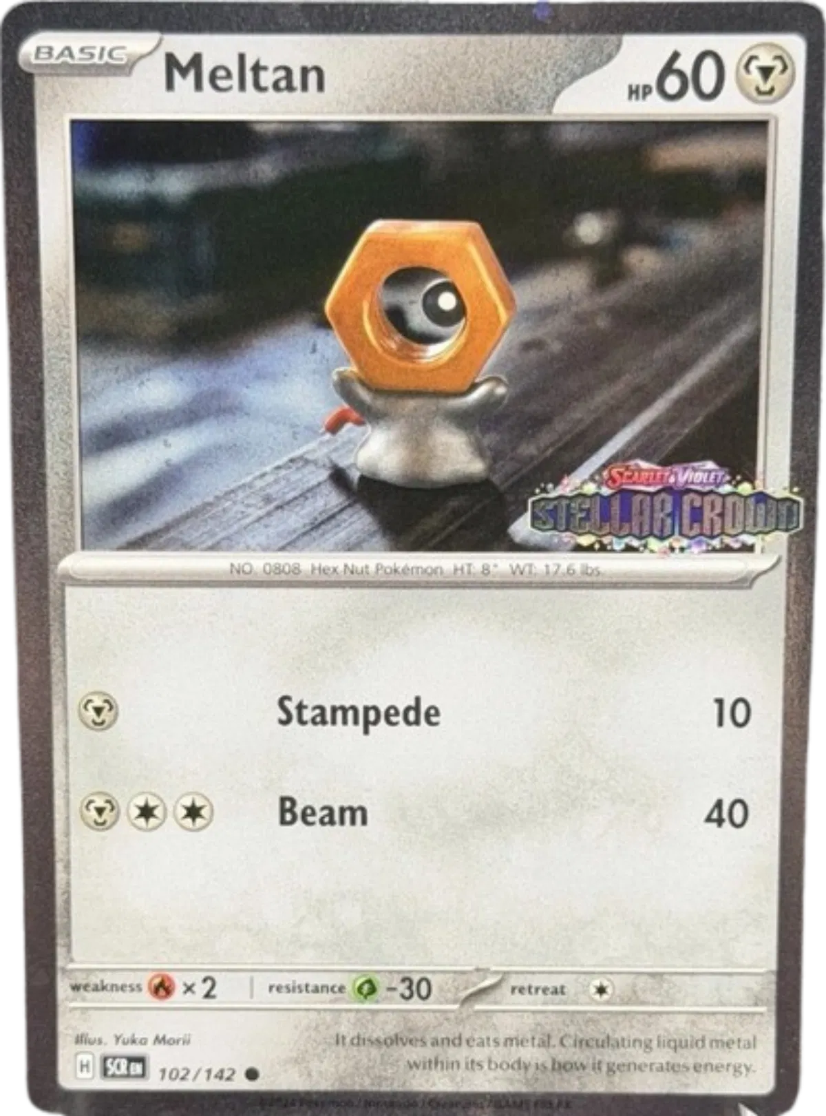 Meltan - 102/142 - Stellar Crown Stamped - Miscellaneous Cards & Products