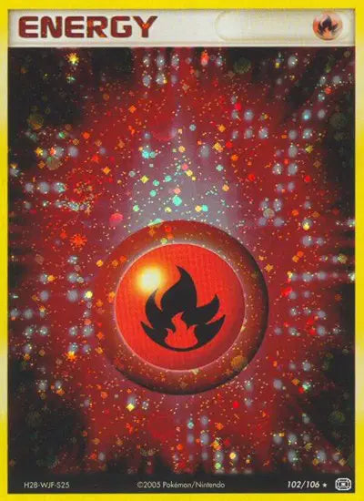 Fire Energy - 102/106 - EX Emerald