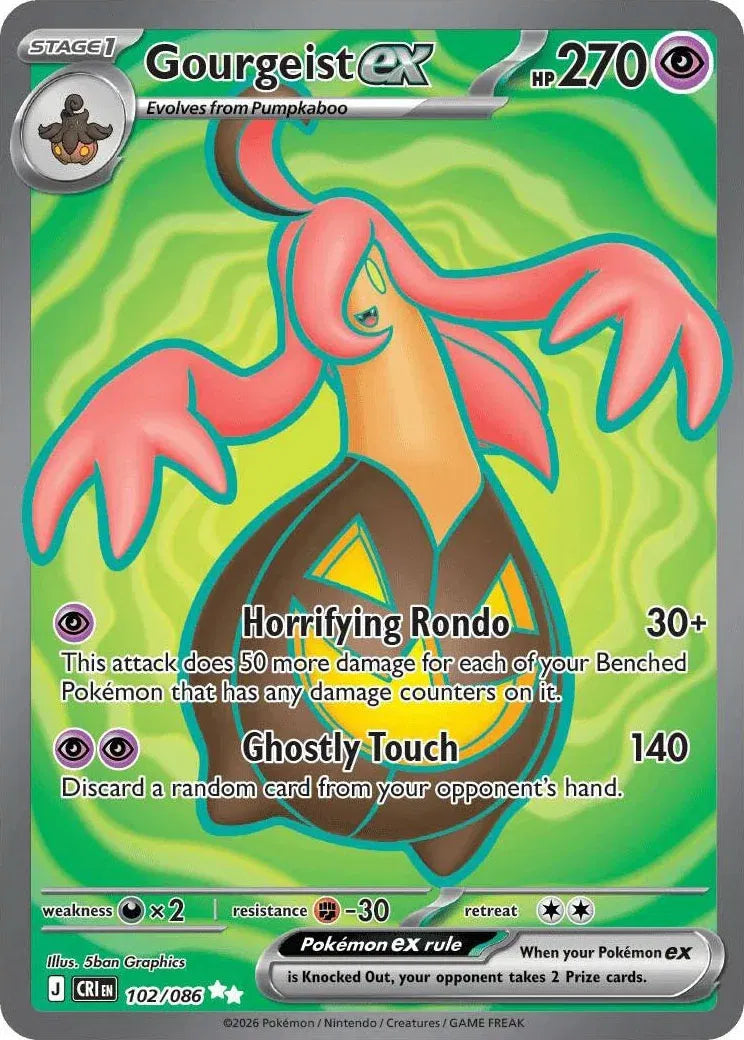 Gourgeist ex - 102/086 - Chaos Rising